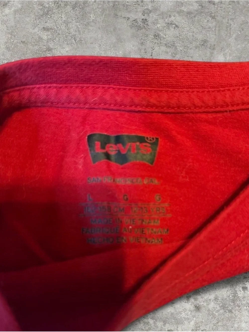 Levi’s Red Long Sleeve Shirt – Boys Size L